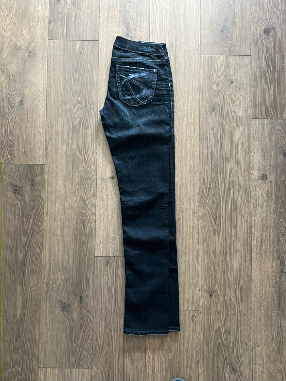 Silver Jeans Skinny Black Denim with Subtle Wash